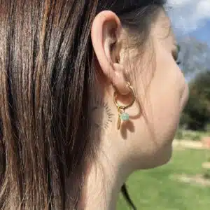 Boucles d'oreilles GAIA - pierres naturelles personnalisées